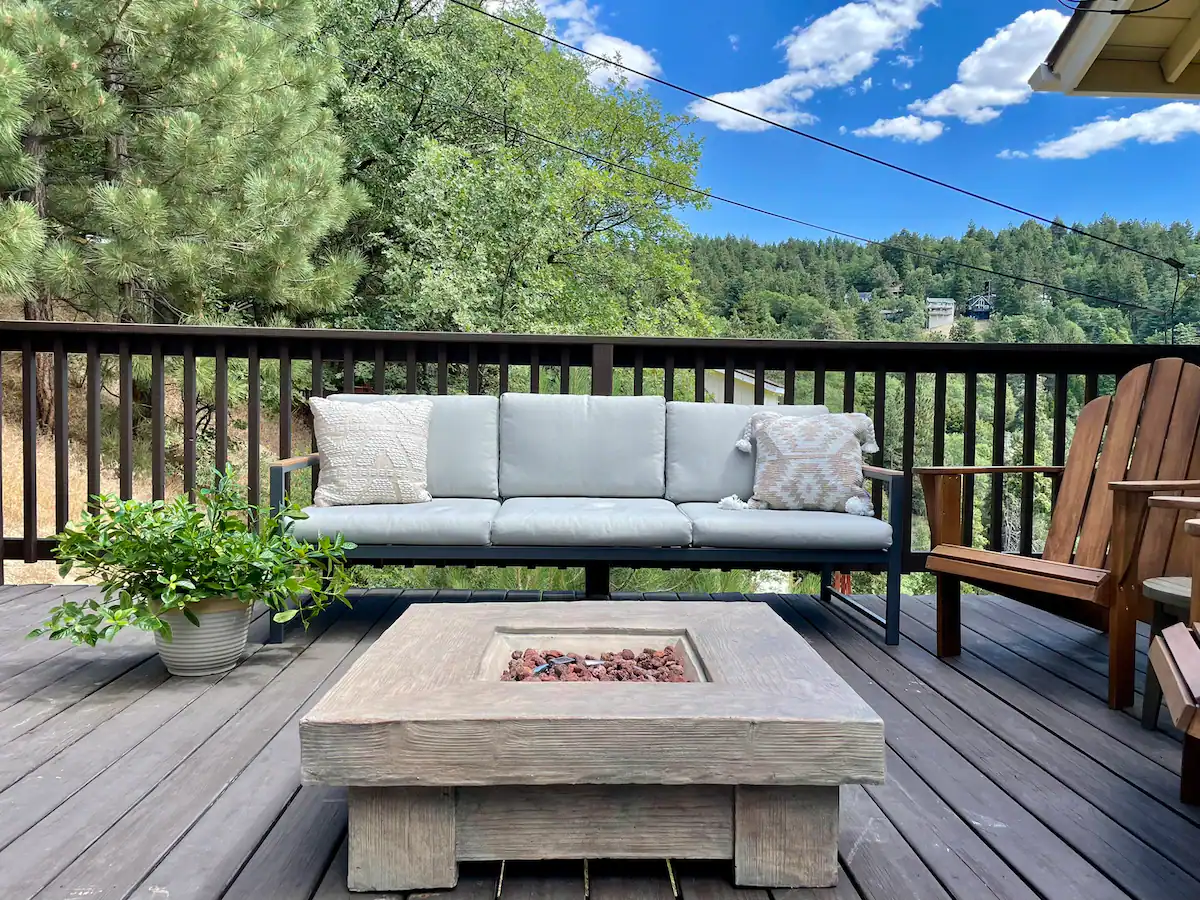 Wild Olive Den - Patio, Cabin Rental Near Big Bear, and Lake Gregory