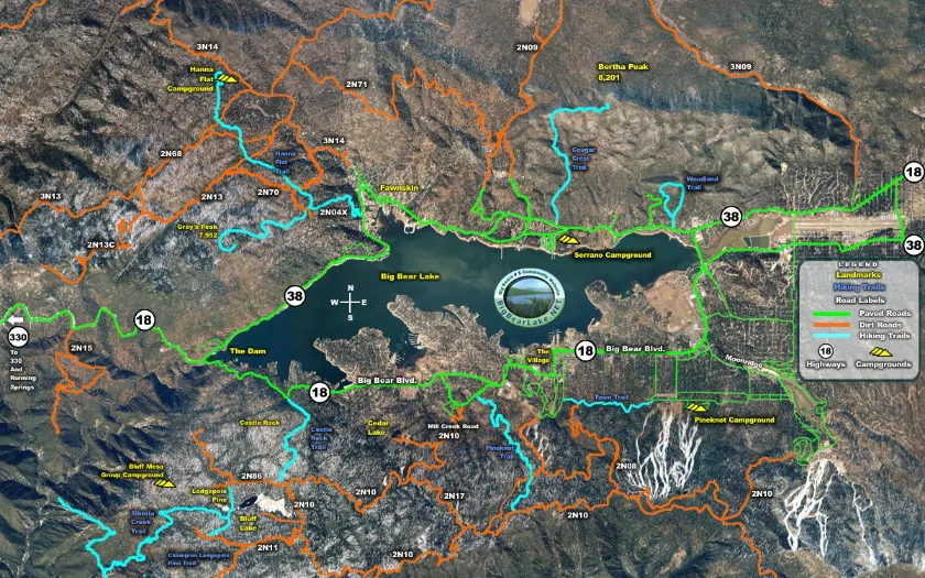 Big Bear Map